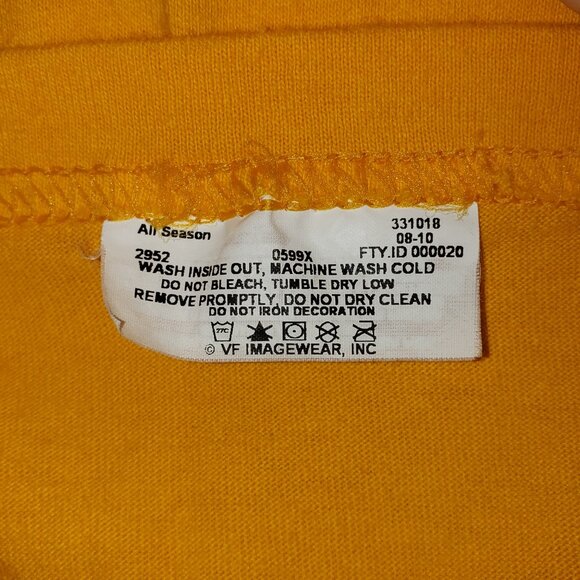 NFL Team Apparel Pittsburgh Steelers Short Sleeve TShirt Logo Graphic Gold Large - Picture 5 of 5